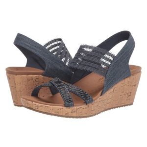 Skechers Cali Women's Beverlee-Fancy Sips Wedge Sandal